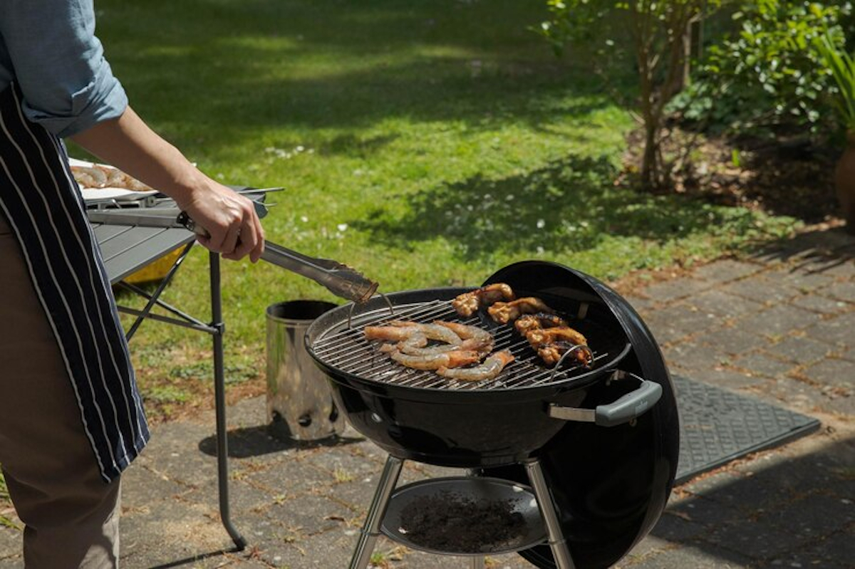 barbecue au charbon rond