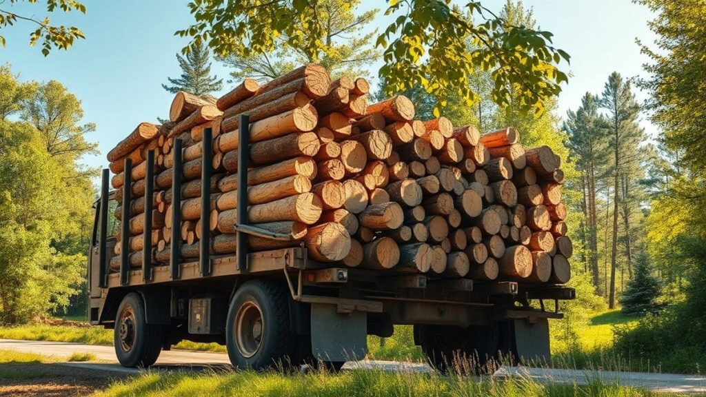 prix semi-remorque de bois