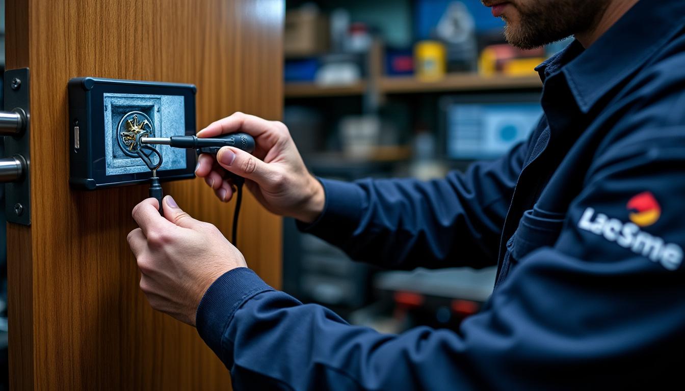 découvrez comment la caméra endoscopique de serrure facilite l'inspection précise de vos systèmes de fermeture, permettant un diagnostic rapide et fiable des pannes ou blocages sans démontage.