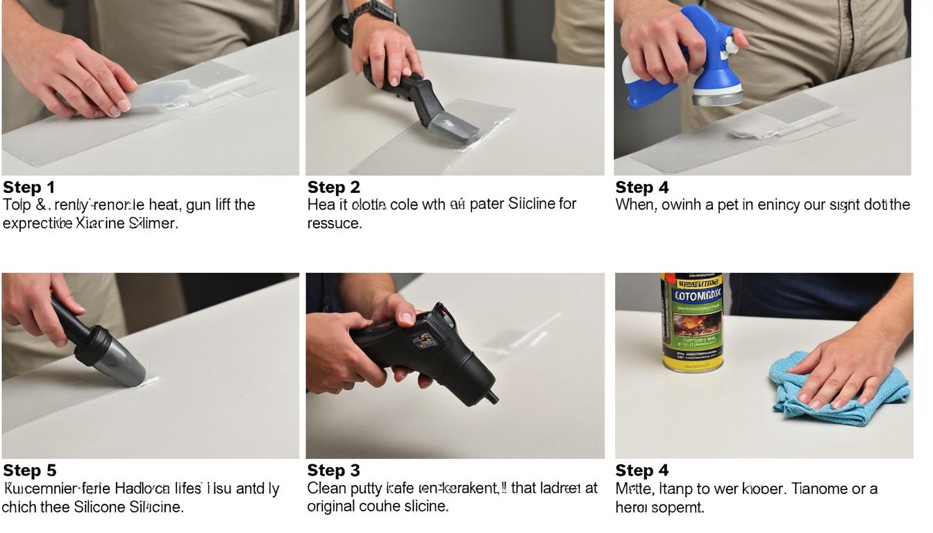 découvrez des solutions efficaces pour enlever facilement le silicone sur un plan de travail, astuces pratiques et conseils pour un résultat impeccable.