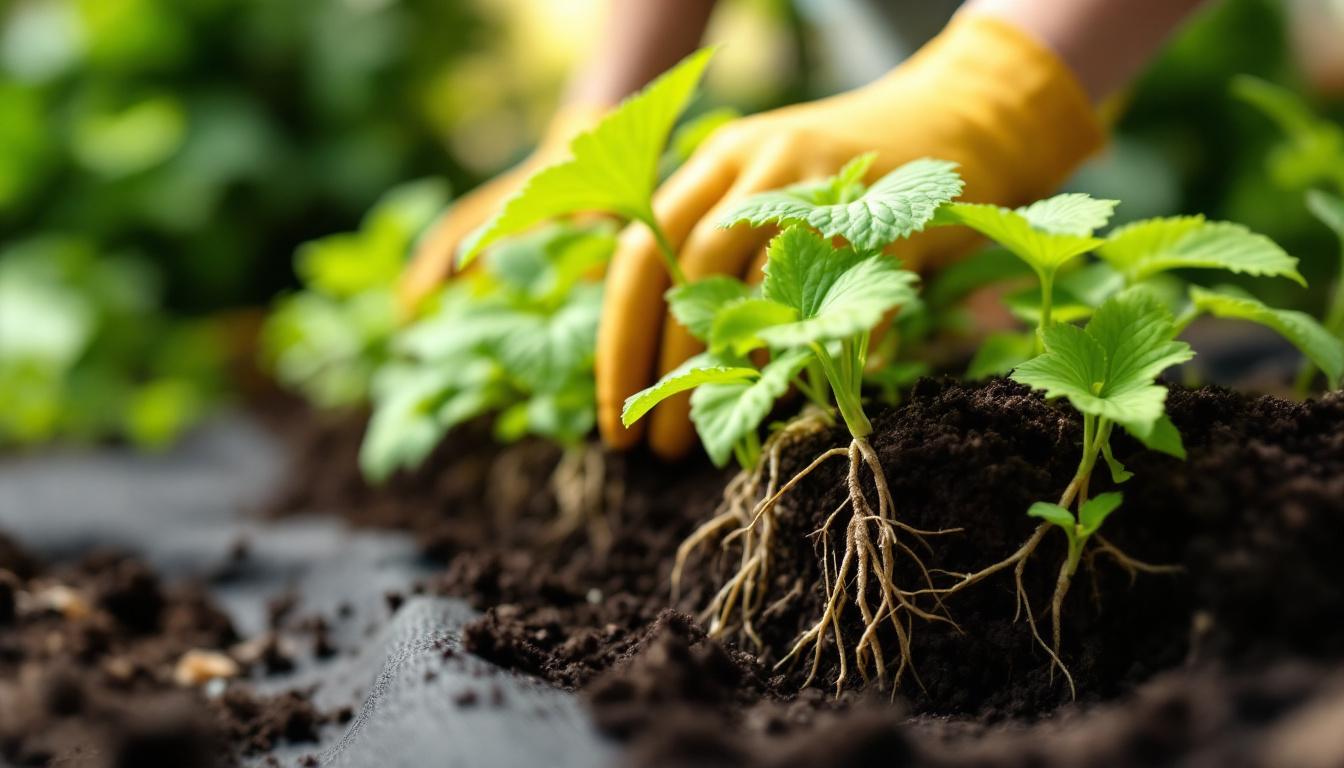 découvrez comment la toile de paillage anti-racine protège vos plantations en empêchant la croissance des mauvaises herbes, tout en améliorant la santé et la croissance de vos plantes.