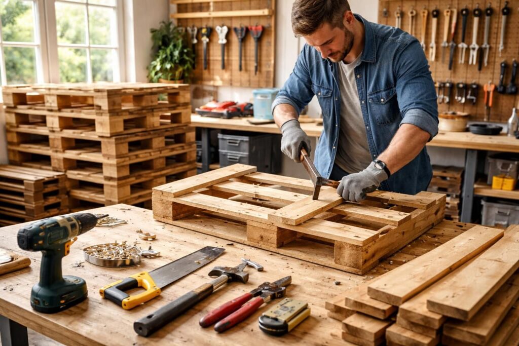 découvrez comment utiliser une palette de bois gratuite de brico dépôt pour réaliser vos projets diy facilement et à moindre coût grâce à nos astuces et conseils pratiques.