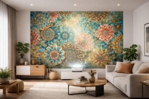 découvrez comment simuler un papier peint grâce à un vidéoprojecteur epson pour une déco murale originale et personnalisée.