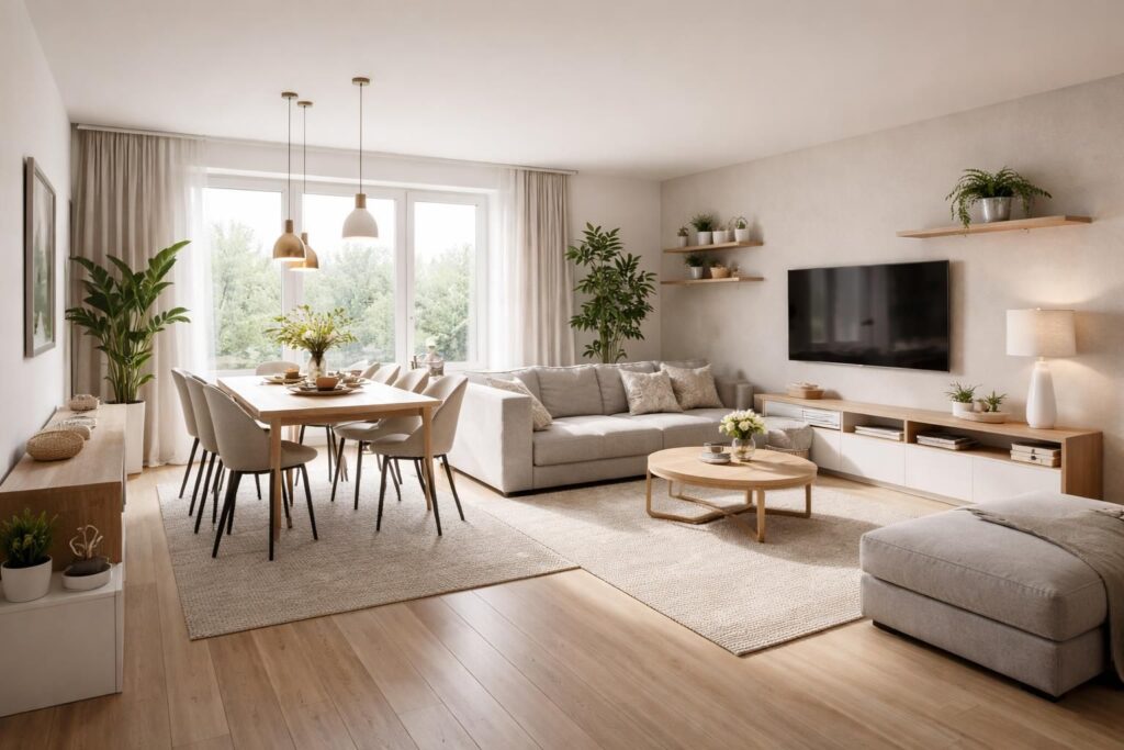 découvrez des astuces pratiques pour optimiser l'aménagement d'un salon salle à manger carré et créer un espace harmonieux et fonctionnel.