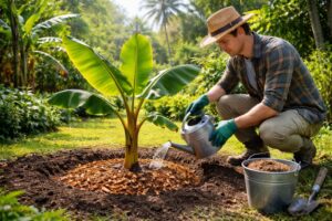 découvrez comment entretenir efficacement votre bananier après sa plantation en pleine terre pour assurer sa croissance saine et sa beauté tout au long de l'année.