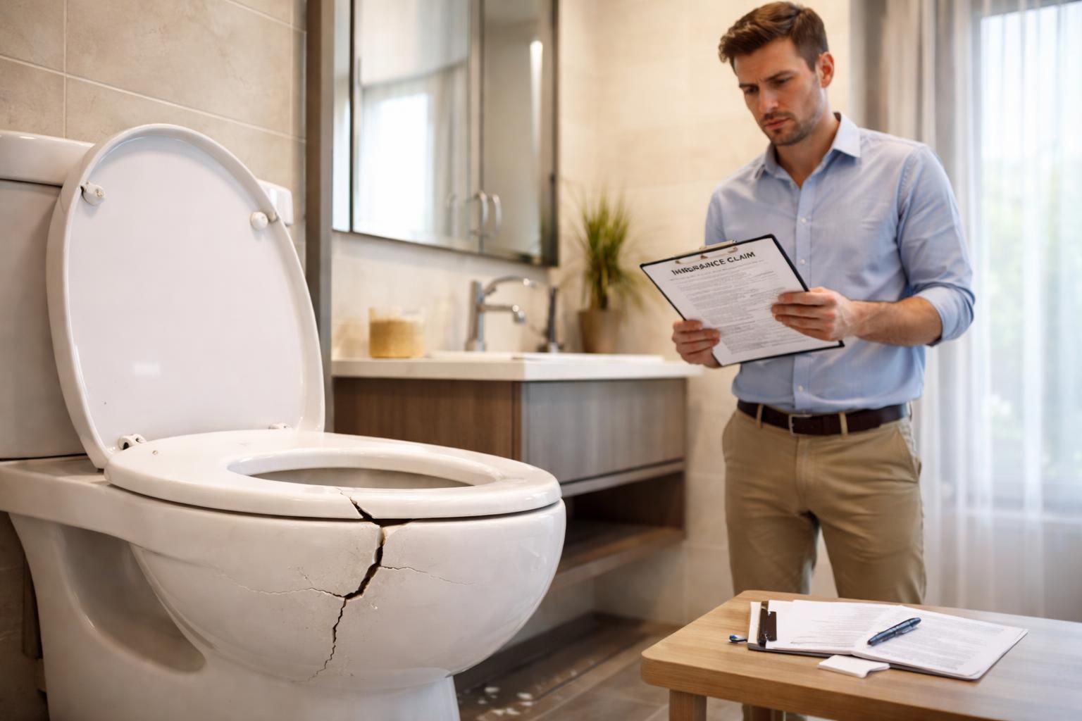 découvrez vos responsabilités en cas de toilette fissurée ou cassée et comment votre assurance peut couvrir les dommages pour éviter les mauvaises surprises.