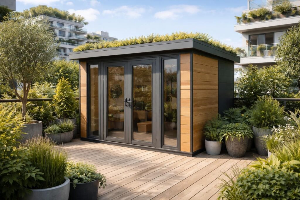découvrez les meilleurs matériaux durables pour construire un abri de jardin sur votre terrasse d'appartement, alliant résistance et esthétique pour un espace extérieur optimisé.