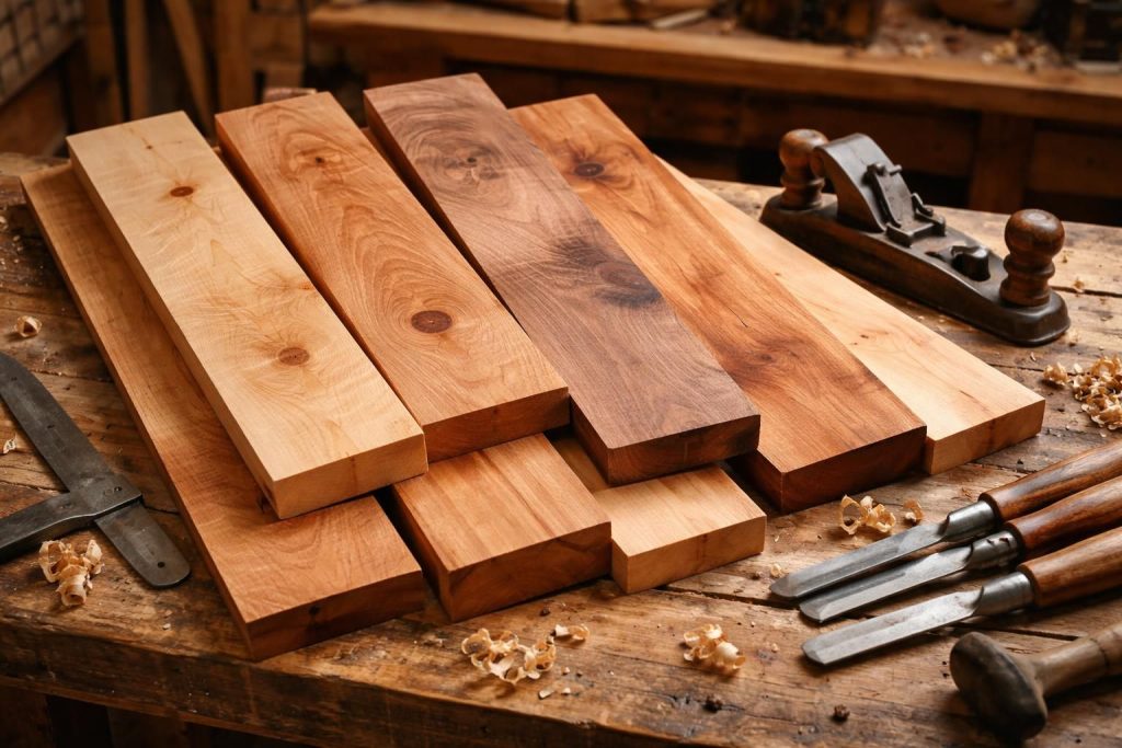 explorez les différents types de bois à aulnes essentiels pour la menuiserie artisanale et découvrez leurs caractéristiques uniques pour vos projets sur mesure.