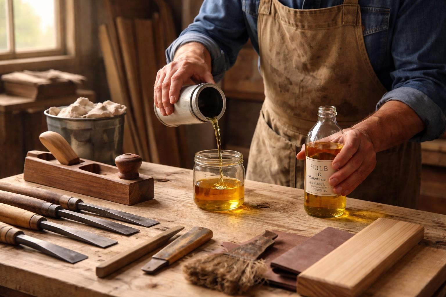 découvrez pourquoi le mélange d'huile de lin et d'essence de térébenthine est indispensable pour les artisans du bois, améliorant la protection, la finition et la durabilité de leurs créations.