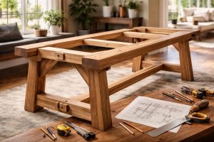 découvrez les avantages de choisir un plan de construction gratuit pour une table en bois et comment cela peut transformer votre maison avec un meuble personnalisé et économique.