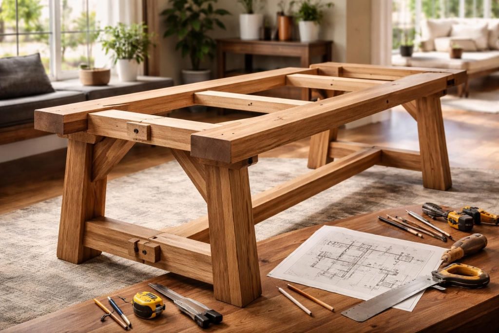 découvrez les avantages de choisir un plan de construction gratuit pour une table en bois et comment cela peut transformer votre maison avec un meuble personnalisé et économique.