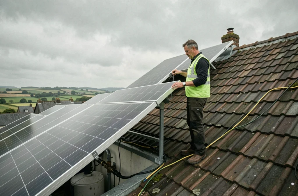 Installateur de panneaux solaires et pompe à chaleur pour un projet multi-énergies en Ille-et-Vilaine